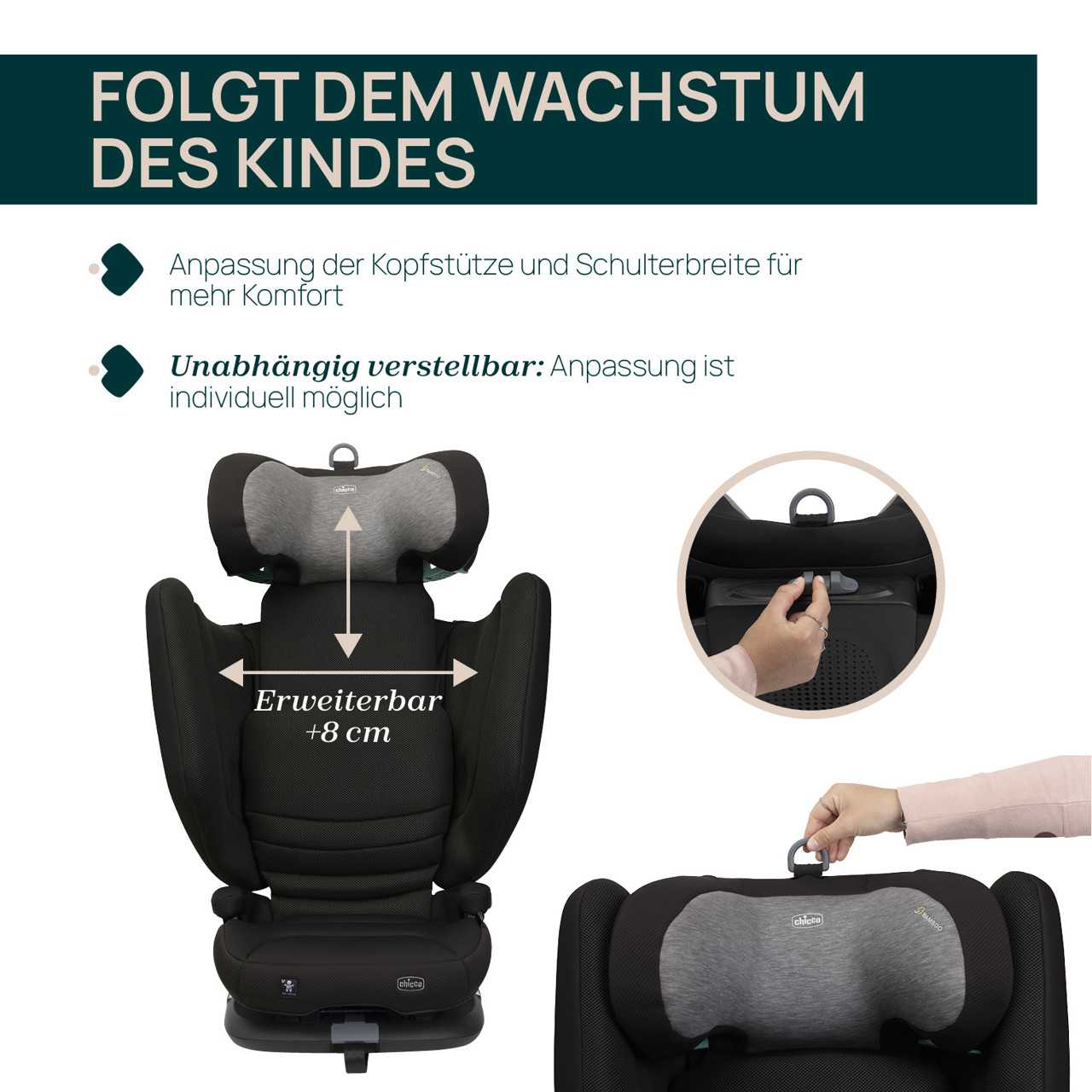Kindersitz Fold&Go S i-Size (100-150 cm) null - 5