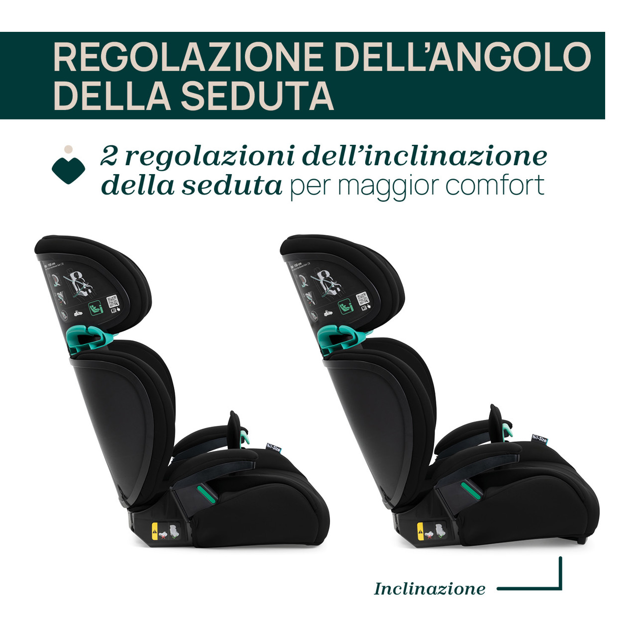 Seggiolino auto Quizy Lite i-Size (100-150 cm) null - 2