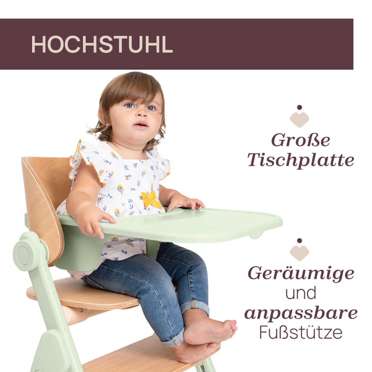 Meraviglia, Hochstuhl aus Holz null - 4