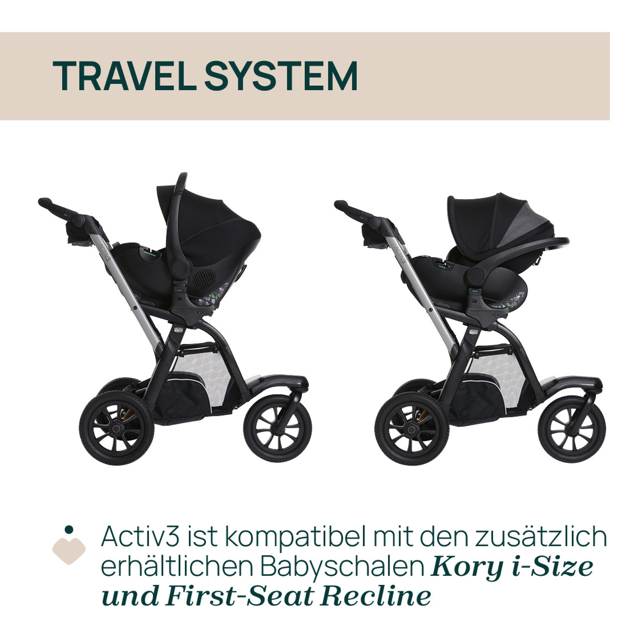 Activ3, modularer Kinderwagen  null - 6