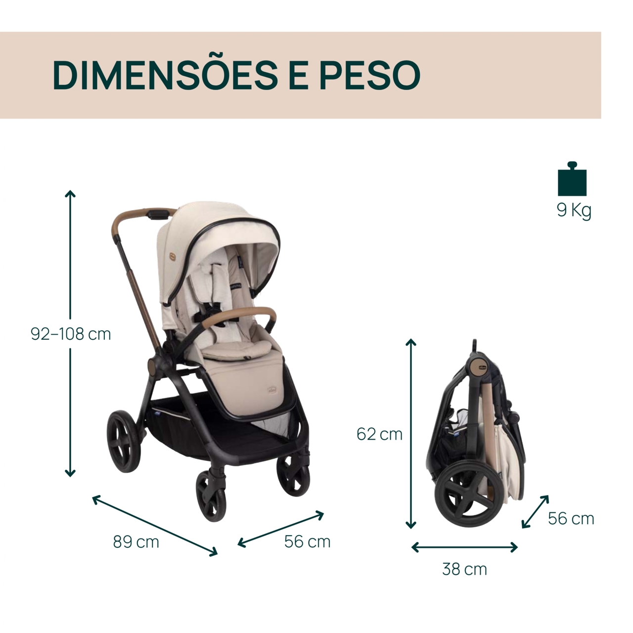 Carrinho Mysa Chicco - 1
