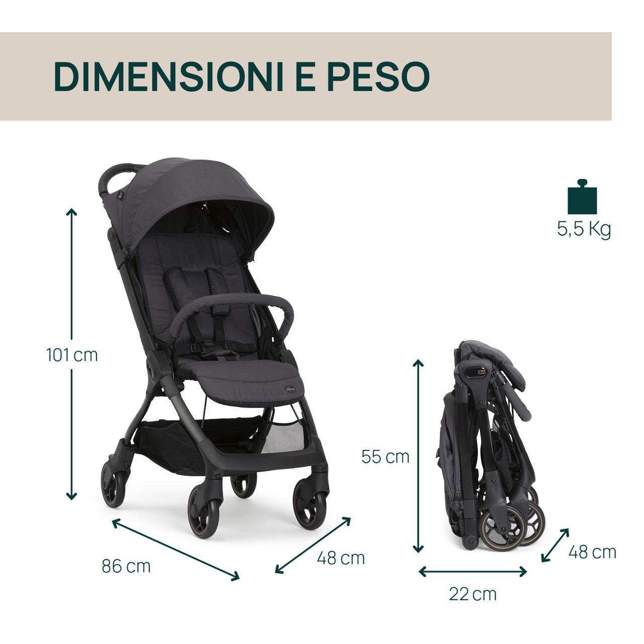 Aero-WE , Passeggino Aereo e Viaggio Chicco - 8