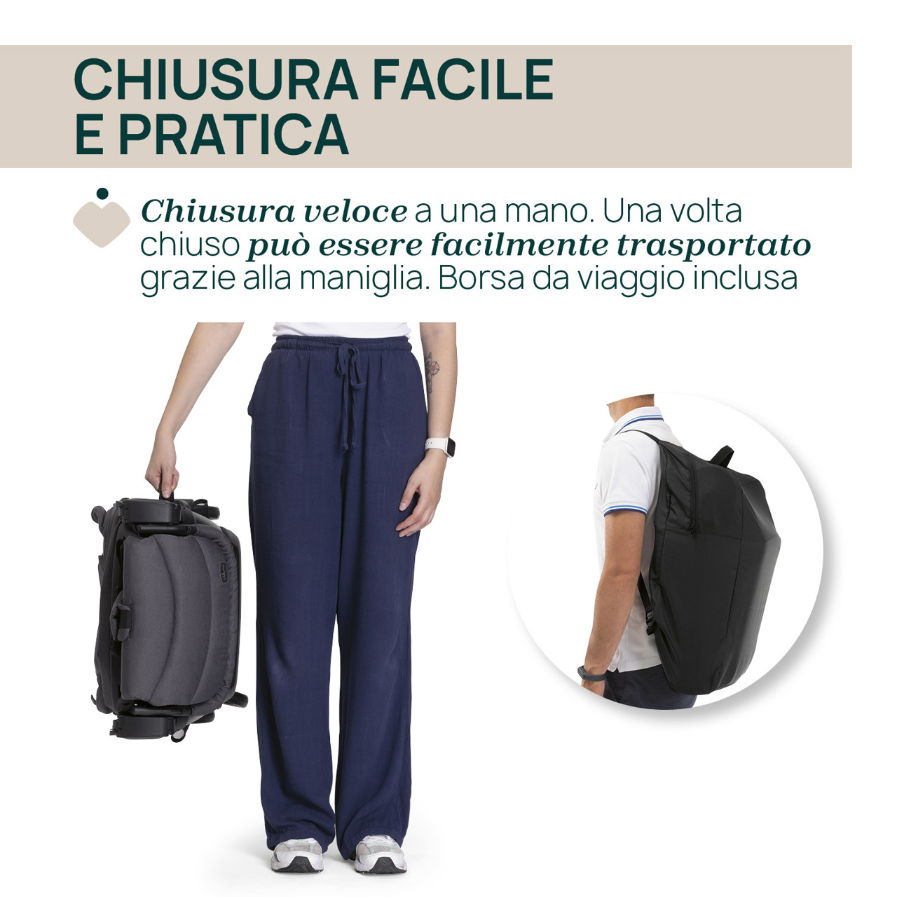 Aero-WE , Passeggino Aereo e Viaggio Chicco - 7