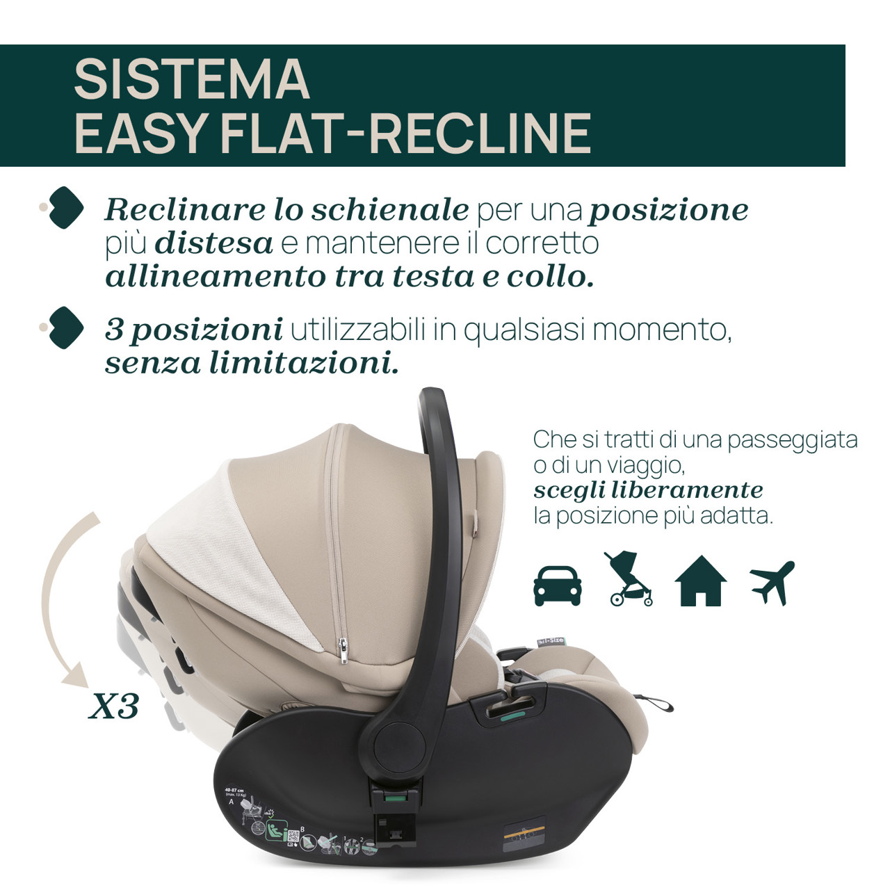 Seggiolino Auto First-Seat Recline 2 i-Size (40-87 cm) Chicco - 4