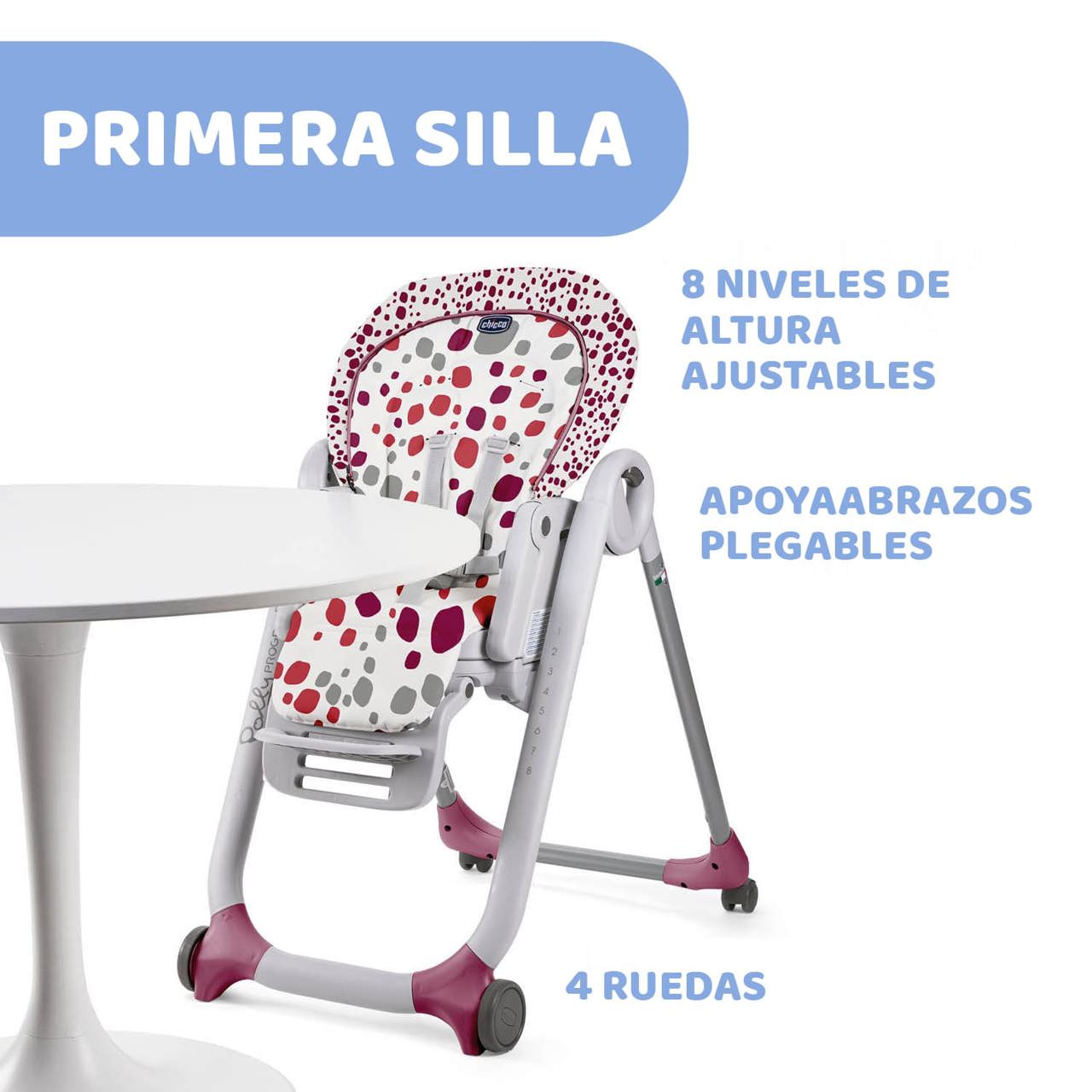 Trona evolutiva Chicco Polly Progres  Isatrifran, tienda online de  productos para bebés, textiles y descanso