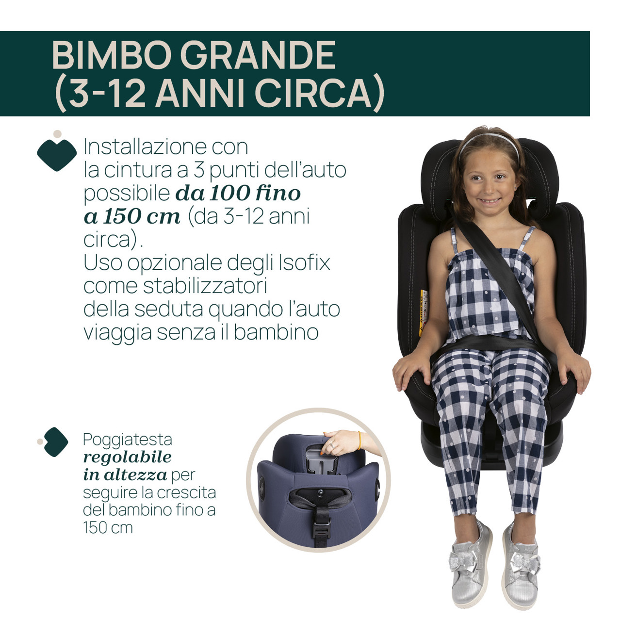 Seggiolino auto Unico Evo (40-150 cm) null - 6