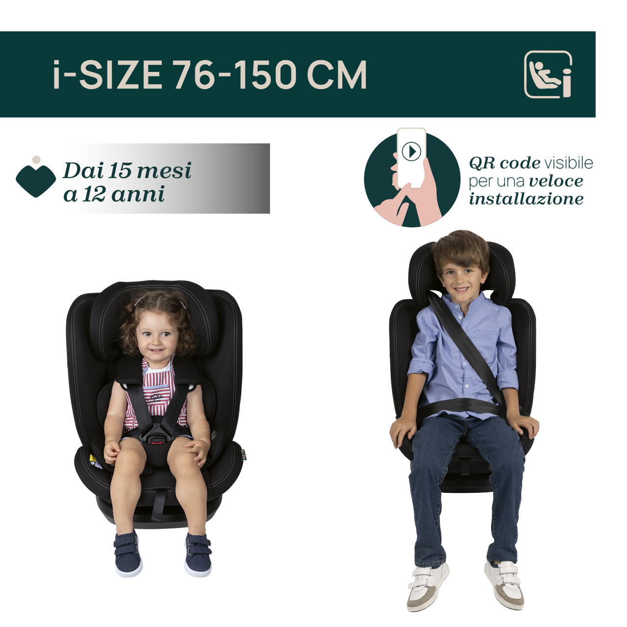 Seggiolino auto Mokita i-Size (76-150 cm) Chicco - 2