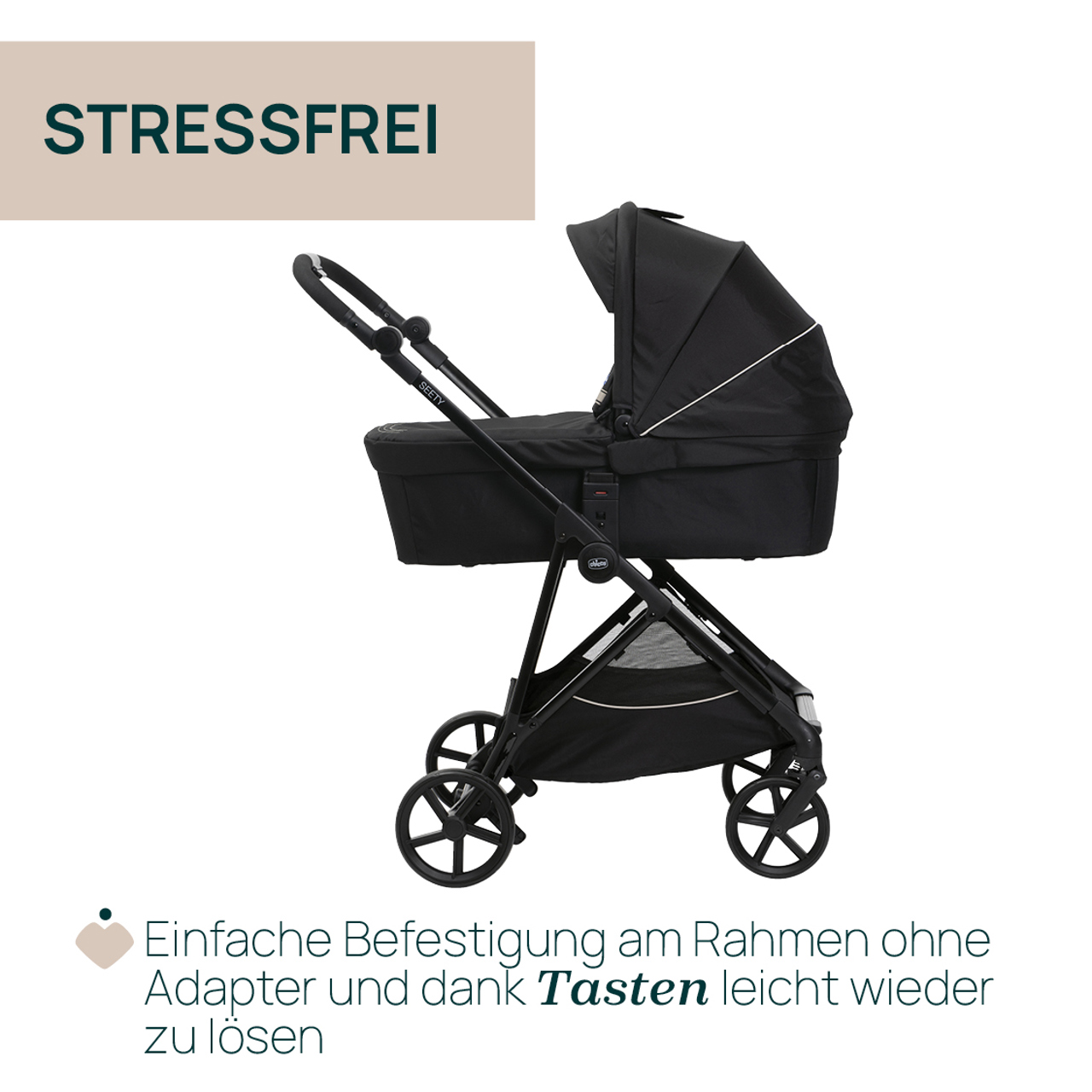 Seety, modularer Kinderwagen null - 18