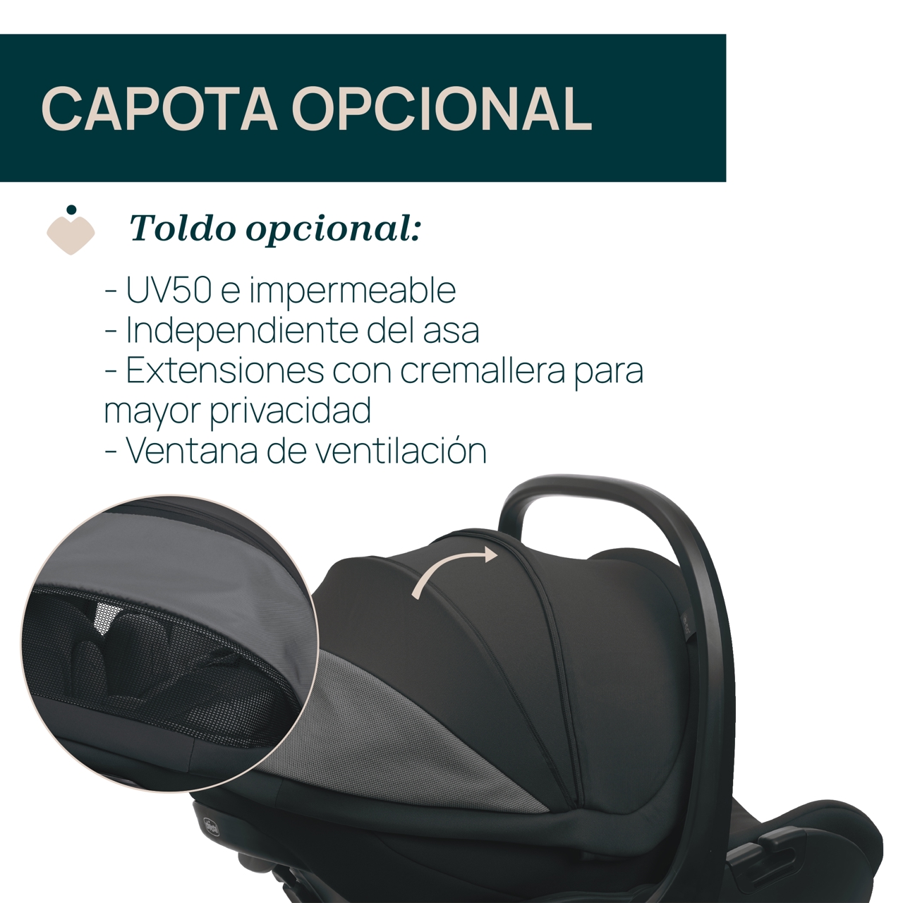 Trio Bellagio con capazo Flexi y First-Seat Recline image number 24