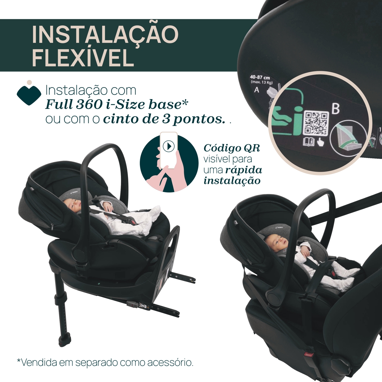 Trio Bellagio c/ Flexi,  First Seat Recline e Bi-Seat com base Chicco - 20