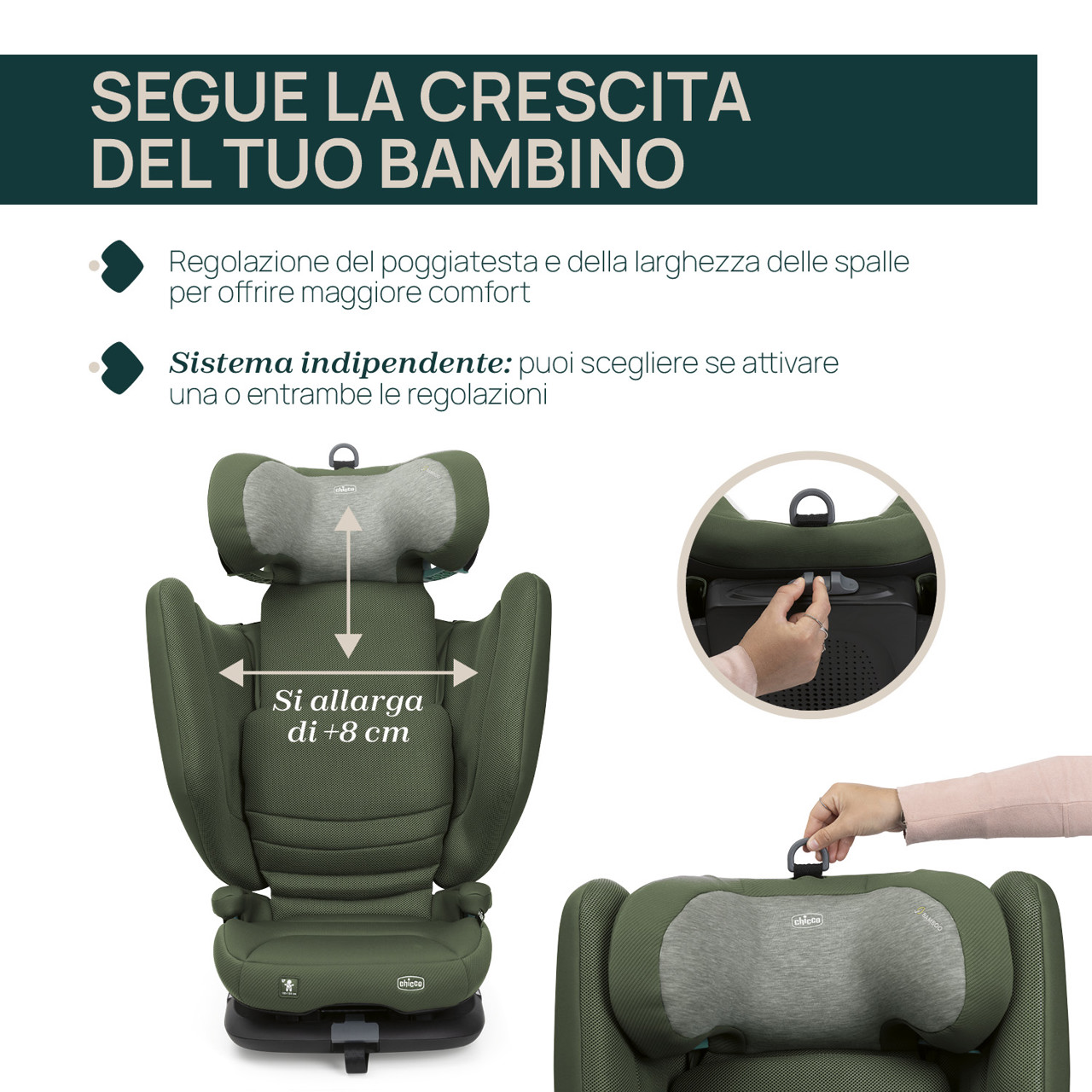 Seggiolino Auto Fold&Go S (100-150 cm) Chicco - 2