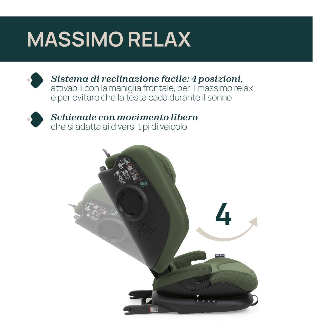 Seggiolino Auto Fold&Go S (100-150 cm) Chicco - 5