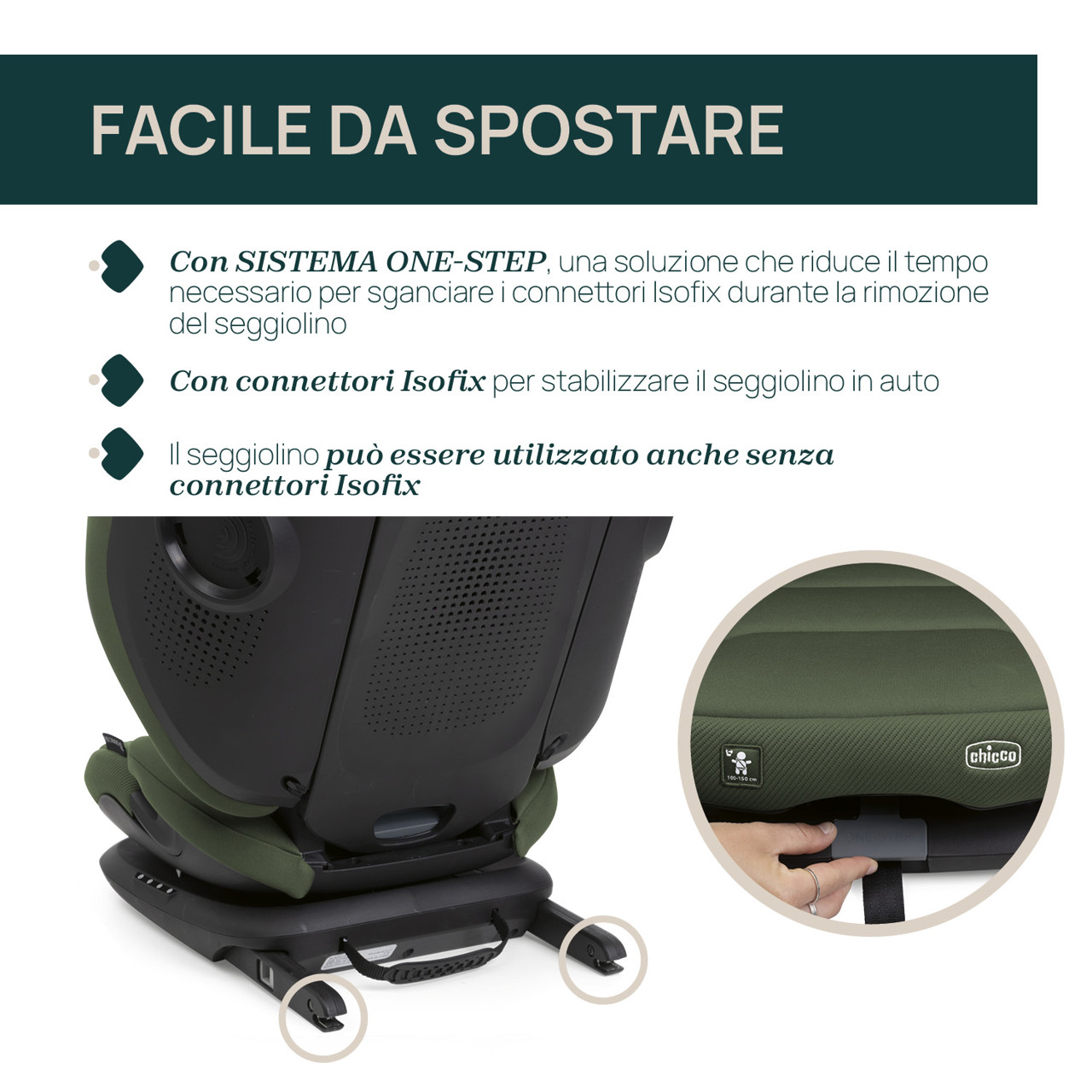 Seggiolino Auto Fold&Go S (100-150 cm) Chicco - 6