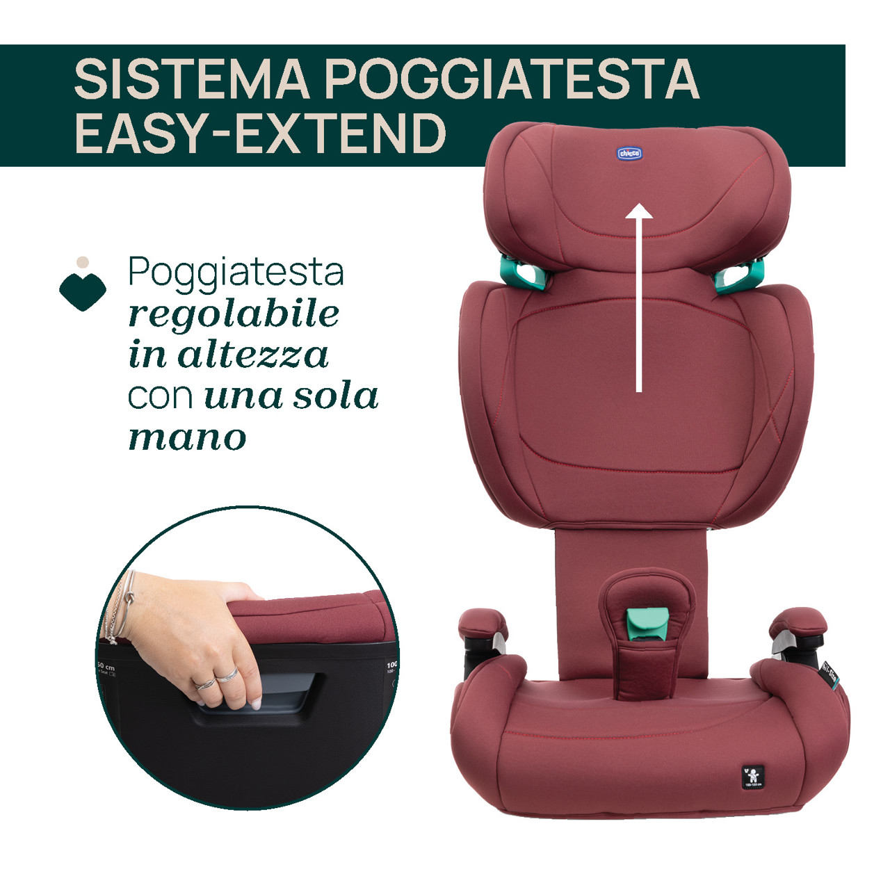 Seggiolino auto Quizy Lite i-Size (100-150 cm) Chicco - 3