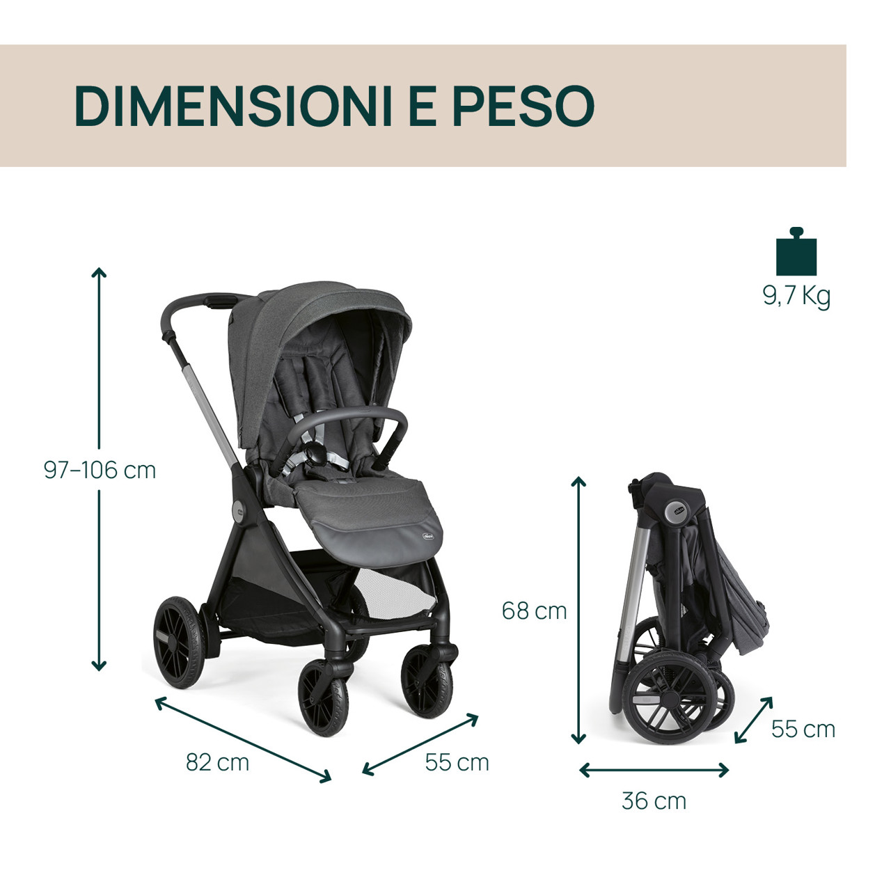 Passeggino Bellagio Chicco - 7