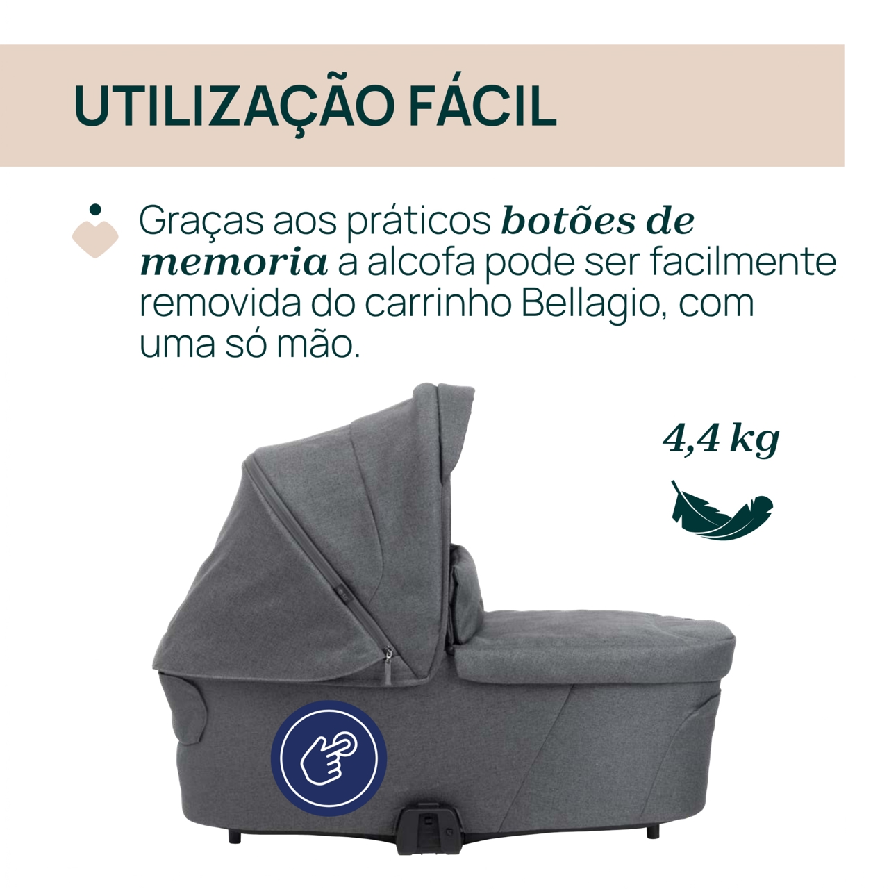 Trio Bellagio c/ Flexi,  First Seat Recline e Bi-Seat com base Chicco - 11