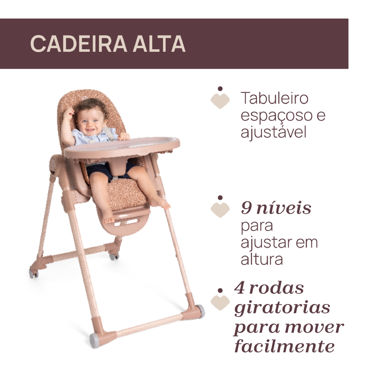 Cadeira de Papa Polly Armonia Chicco - 5