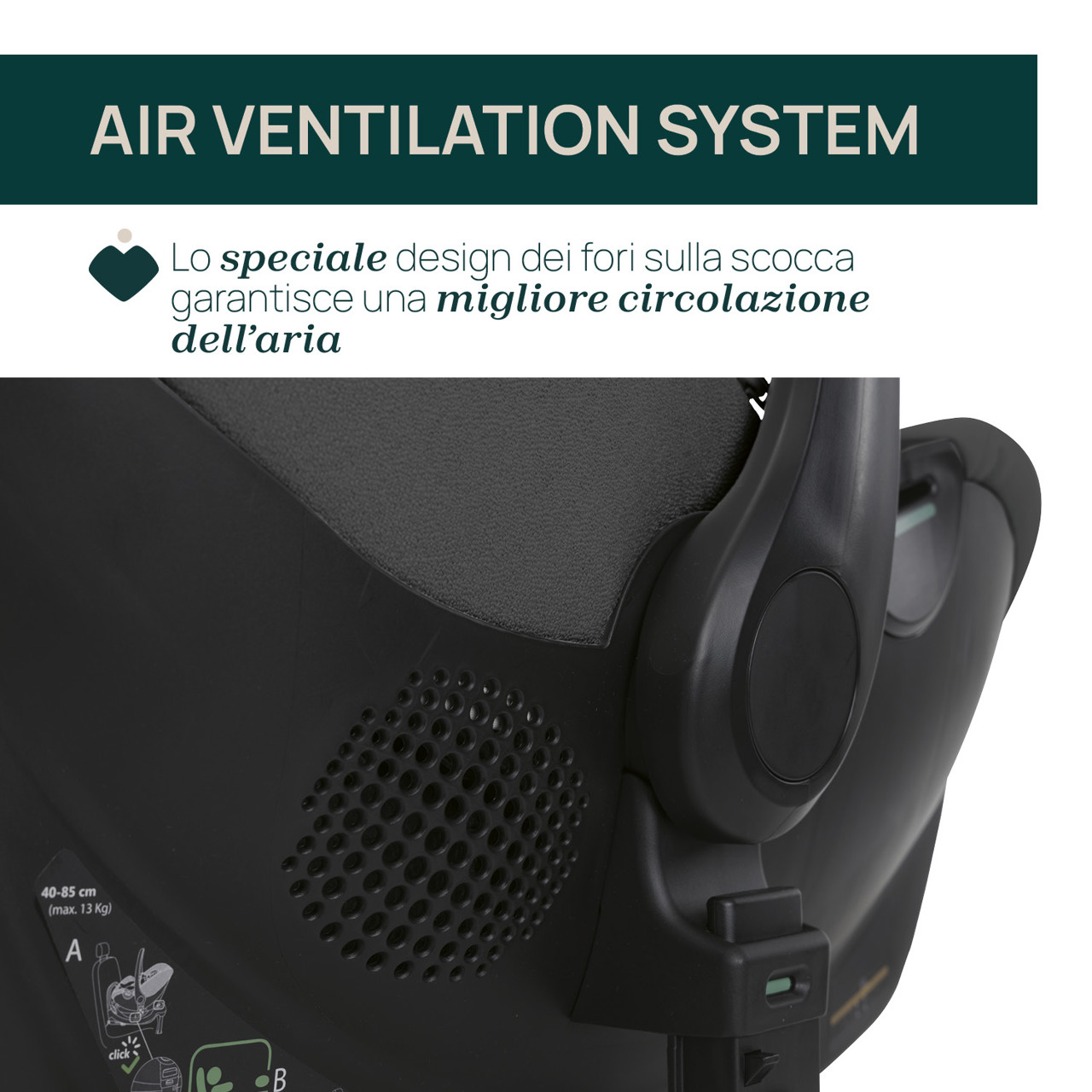 Seggiolino Auto Kory Plus i-Size (40-85 cm) null - 6