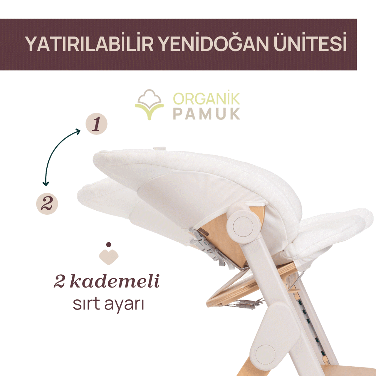 Meraviglia Evrimsel (B&uuml;y&uuml;yen) Mama Sandalyesi null - 7