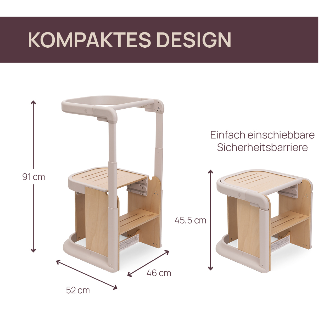 Mitwachsender Lernturm 4 in 1 Meraviglia null - 3