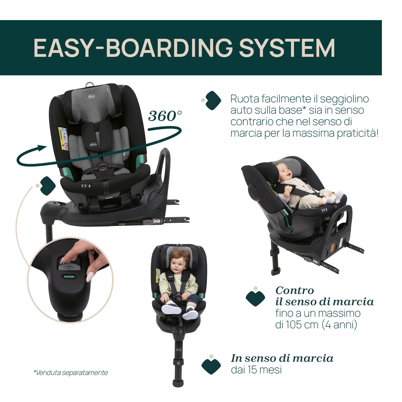 FullSeat 360 i-Size senza base (61-150 cm) Chicco - 7