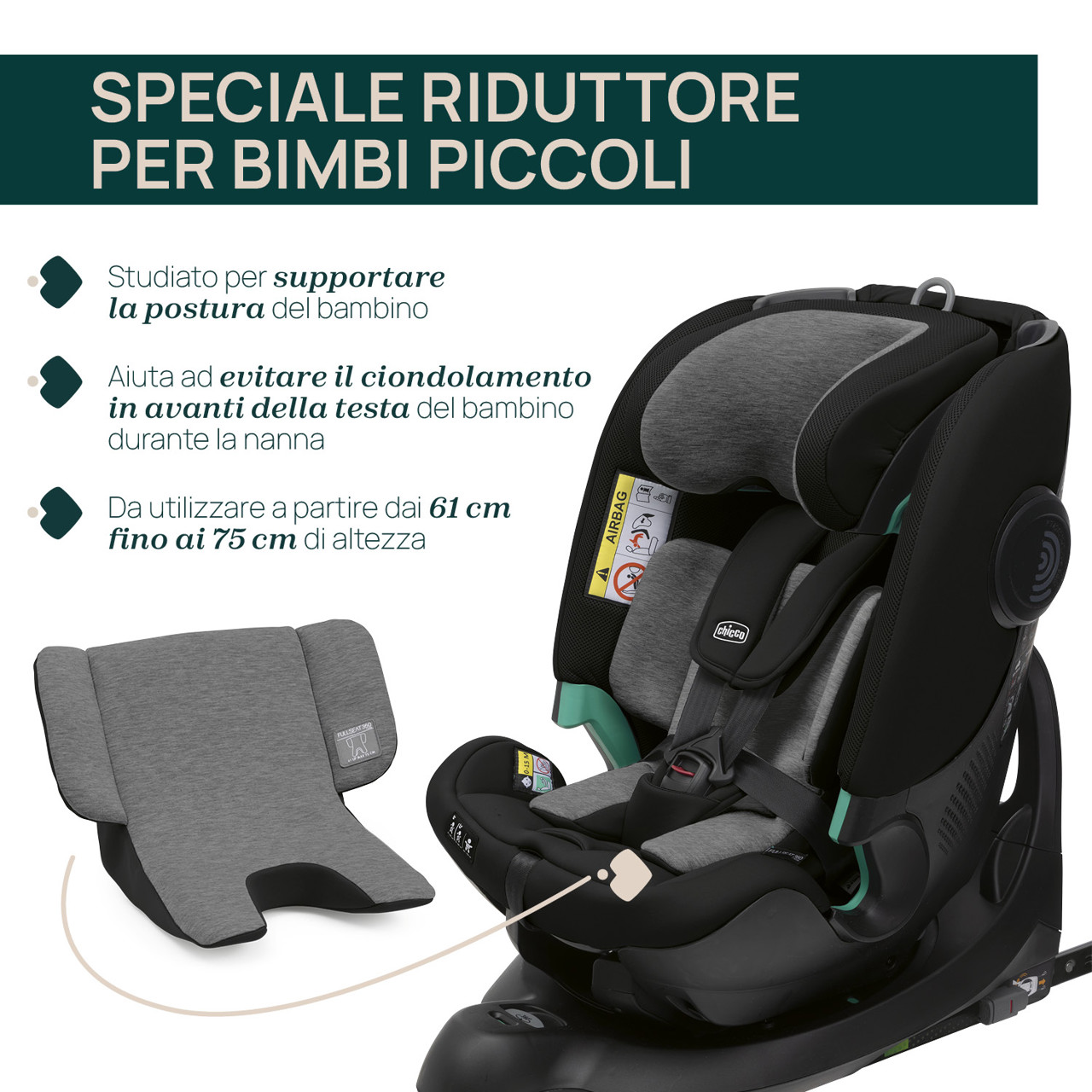 FullSeat 360 i-Size senza base (61-150 cm) Chicco - 4