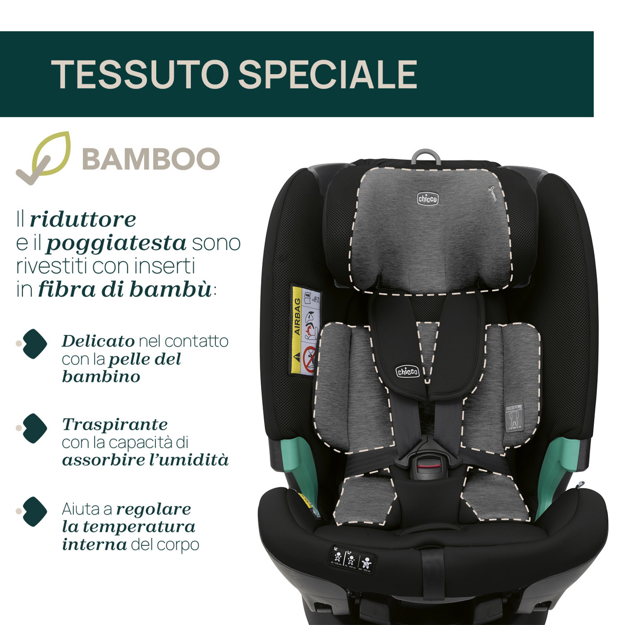 FullSeat 360 i-Size senza base (61-150 cm) Chicco - 6
