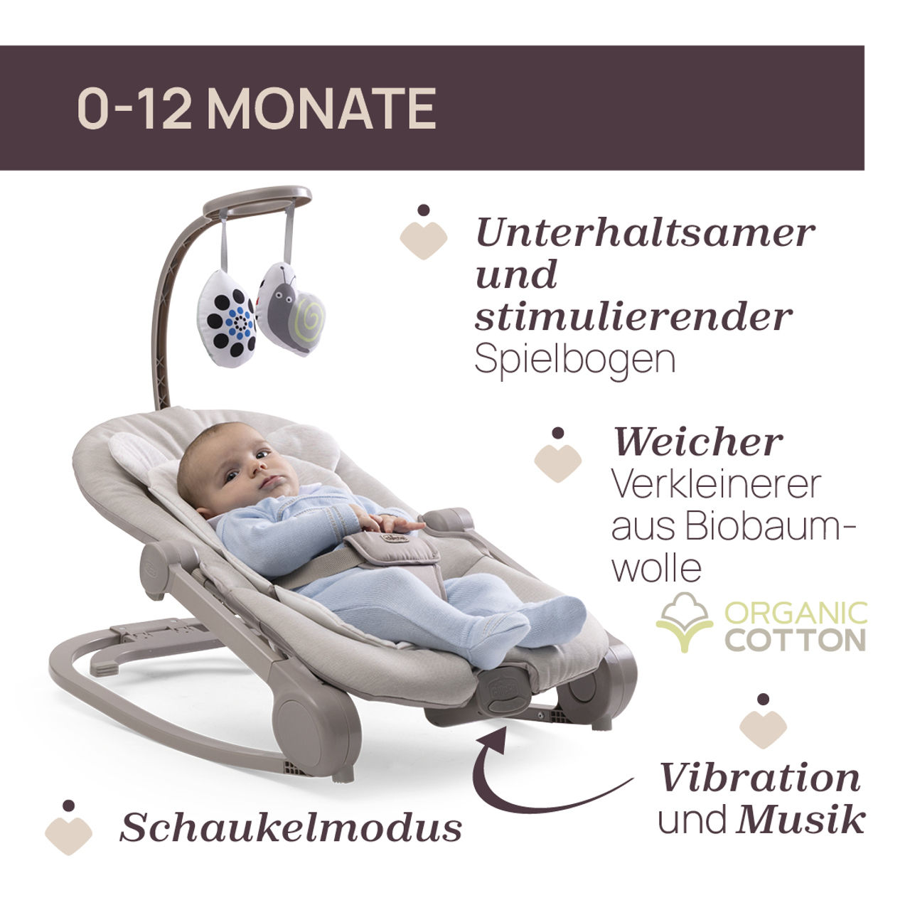 Schaukelwippe Mia mit Vibration null - 1