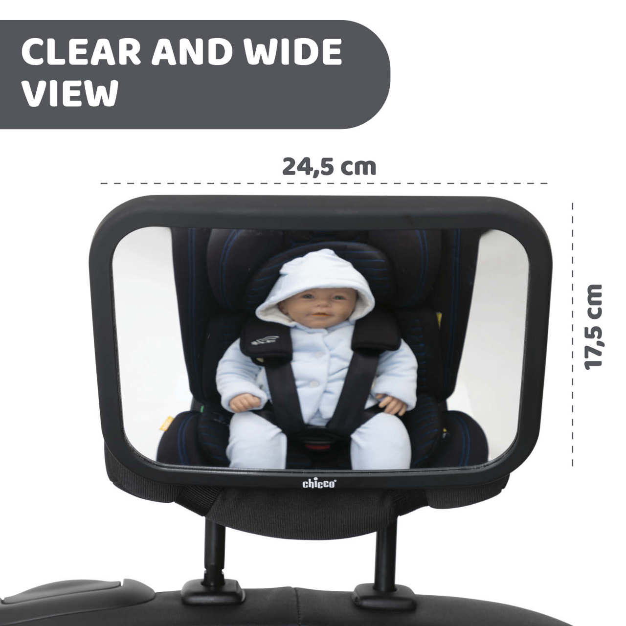 Babyspiegel für Rücksitz