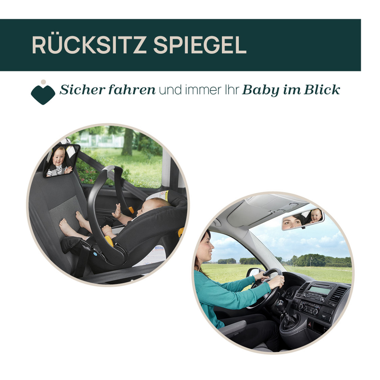 Babyspiegel für Rücksitz null - 1