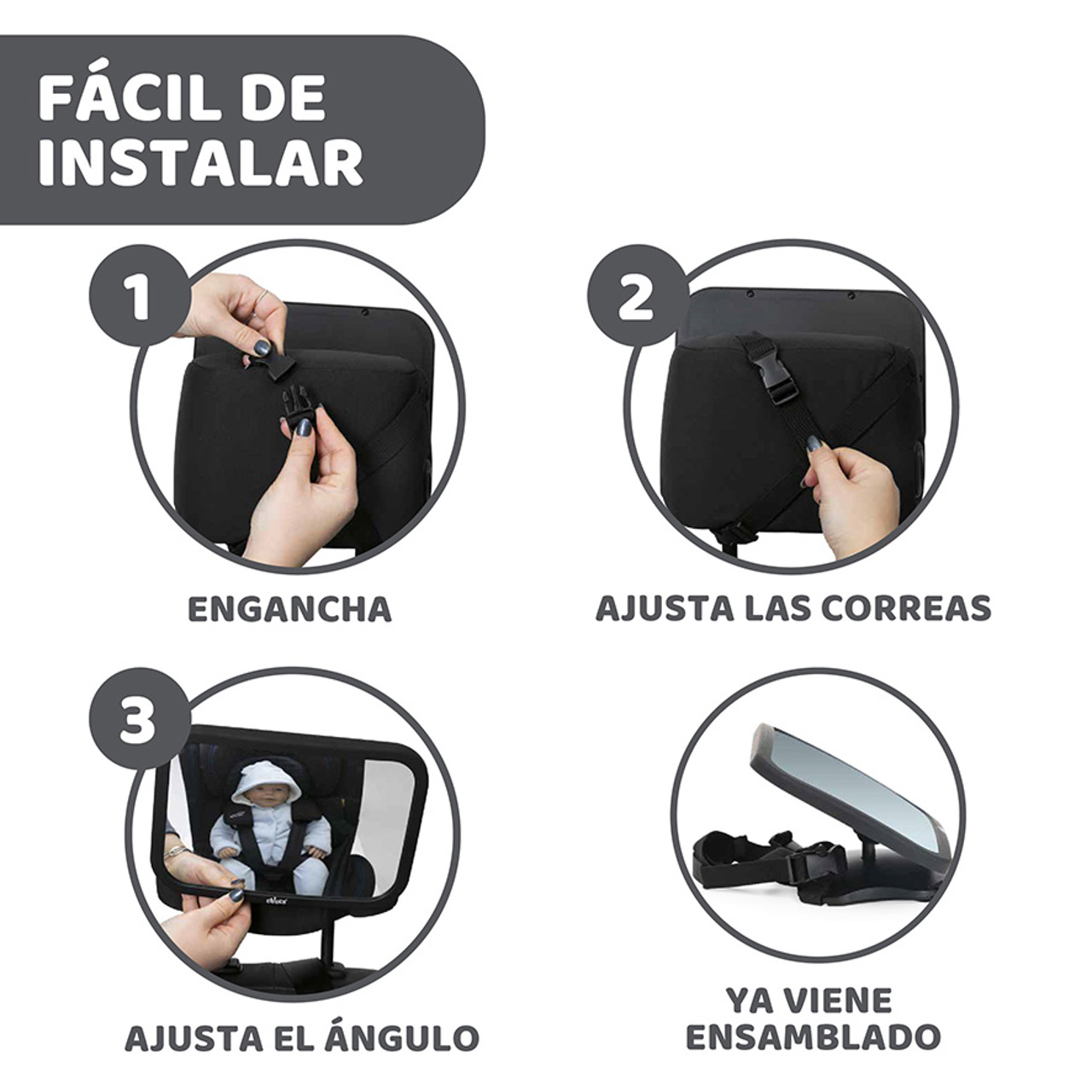 Espejo para asiento trasero null - 6