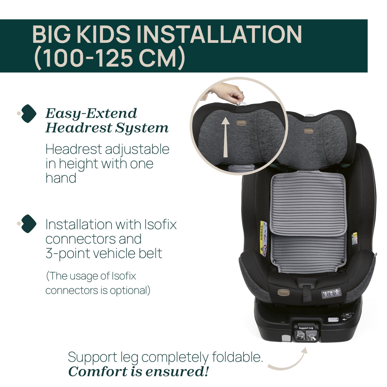 Siège-Auto Seat3Fit i-Size Air Mélange (40-125 cm) image number 12