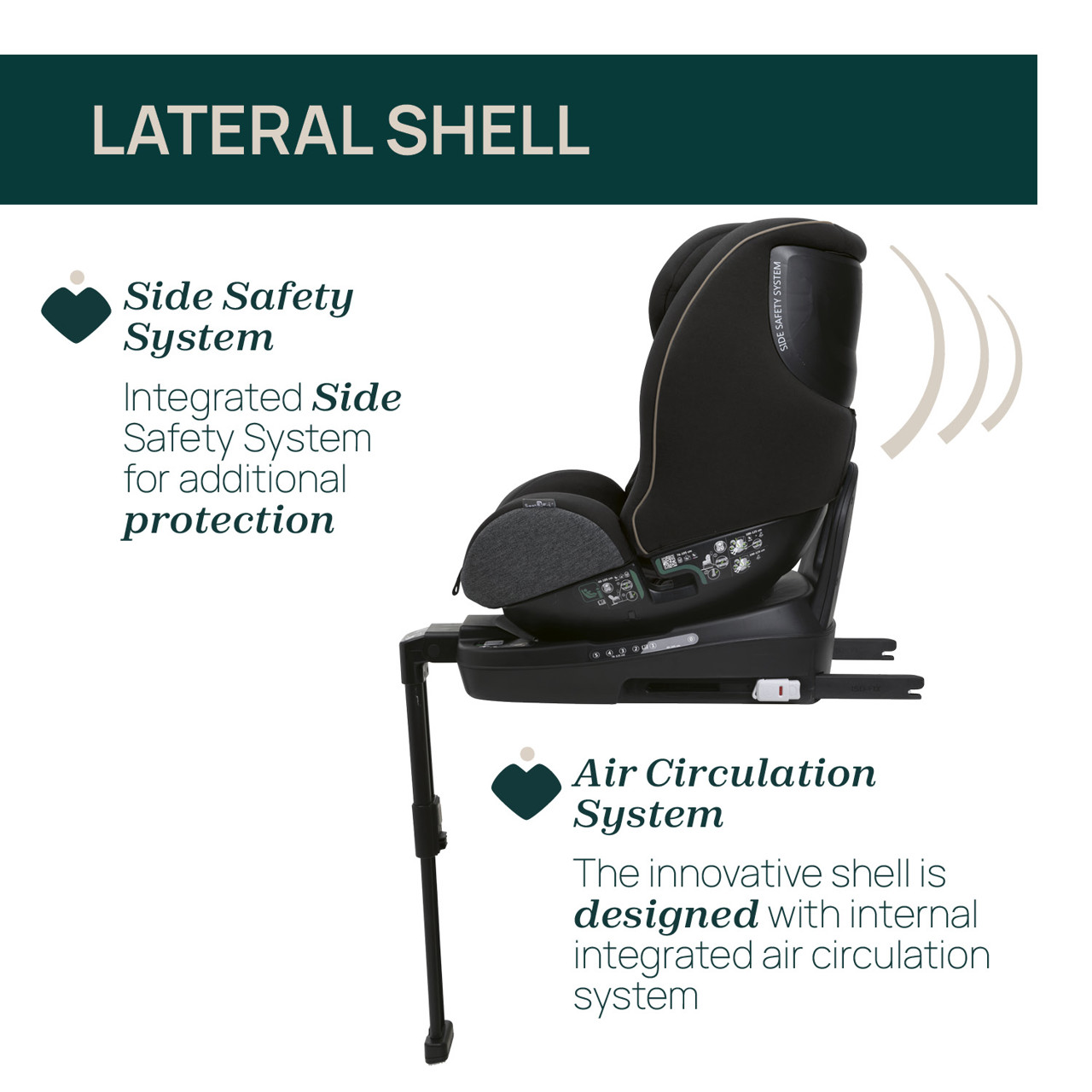 Siège-Auto Seat3Fit i-Size Air Mélange (40-125 cm) image number 13