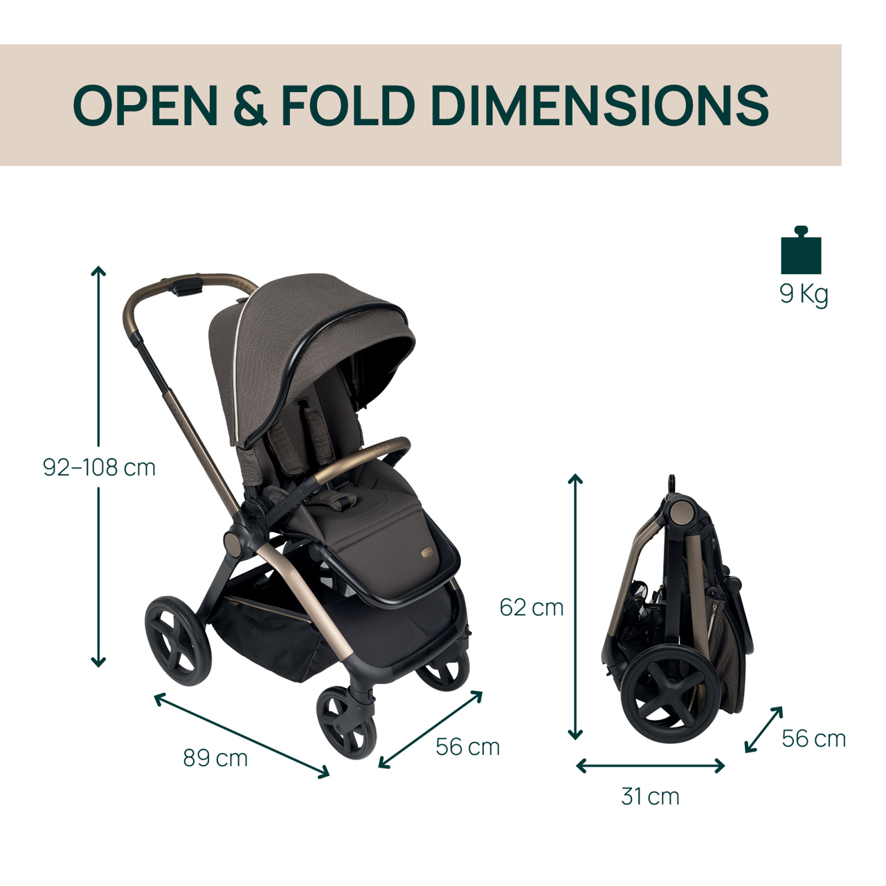 TRIO MYSA I-SIZE - KORY PLUS - BRONZE LIZARD RE_LUX Chicco - 6