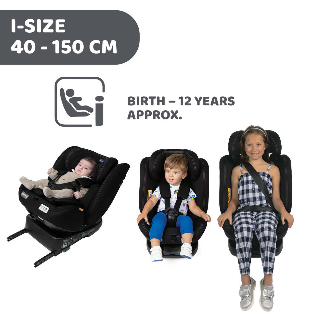 Autostoel Unico Evo i-Size (40-150 cm) image number 1