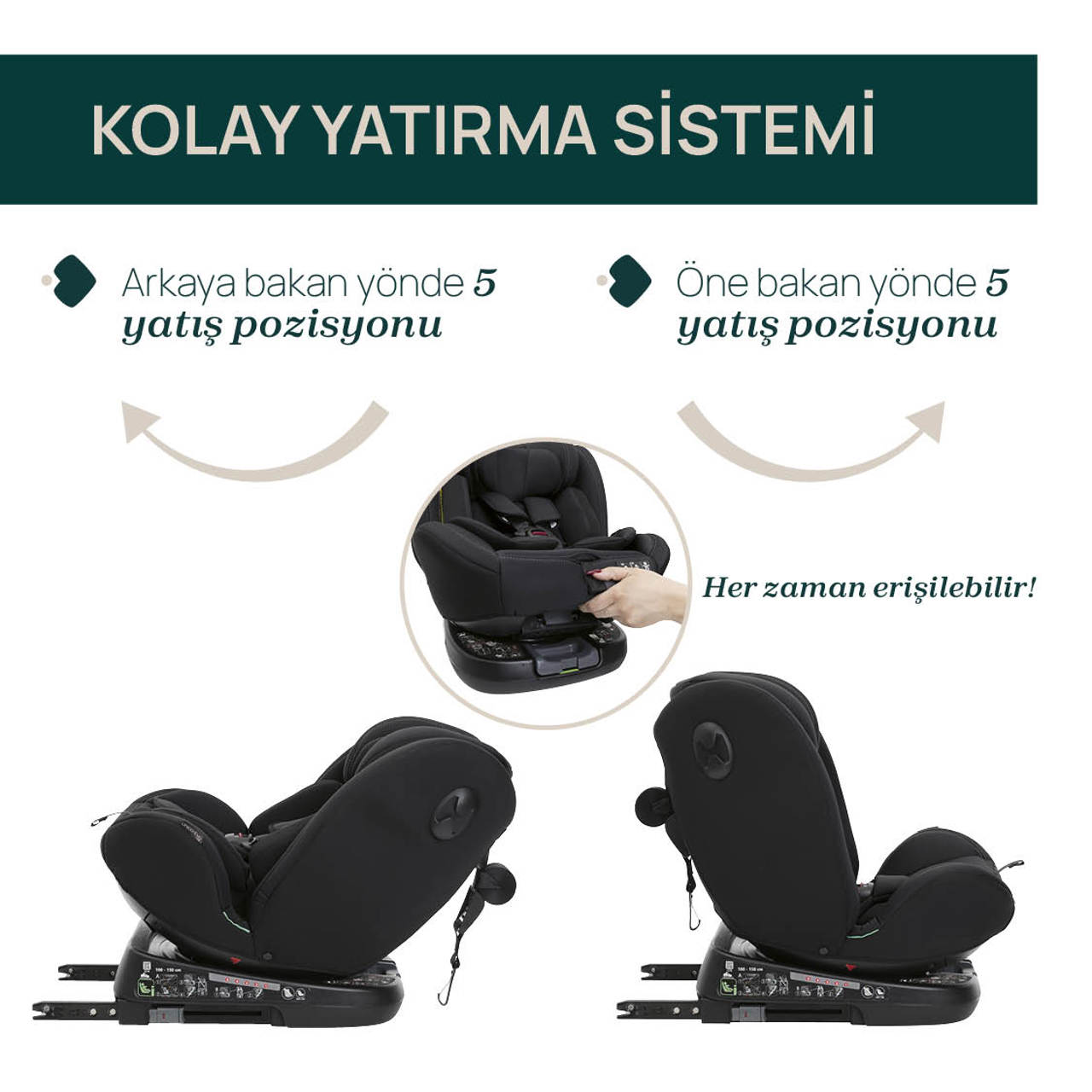 Unico Evo I-Size Oto Koltuğu null - 5