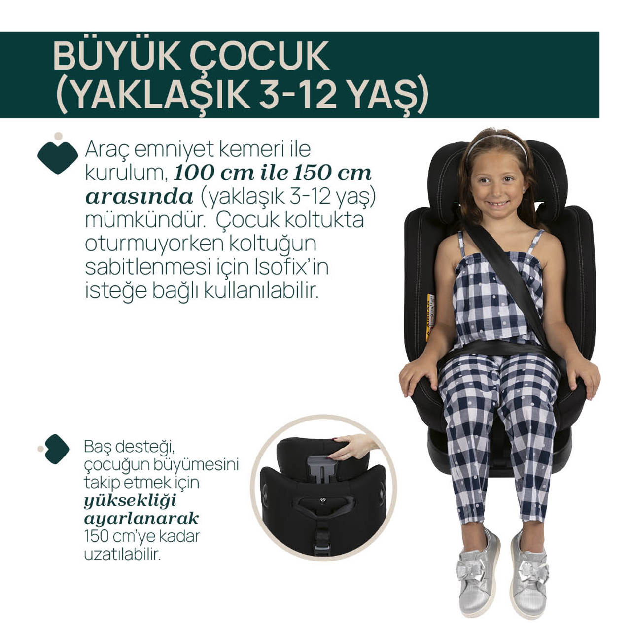 Unico Evo I-Size Oto Koltuğu null - 8