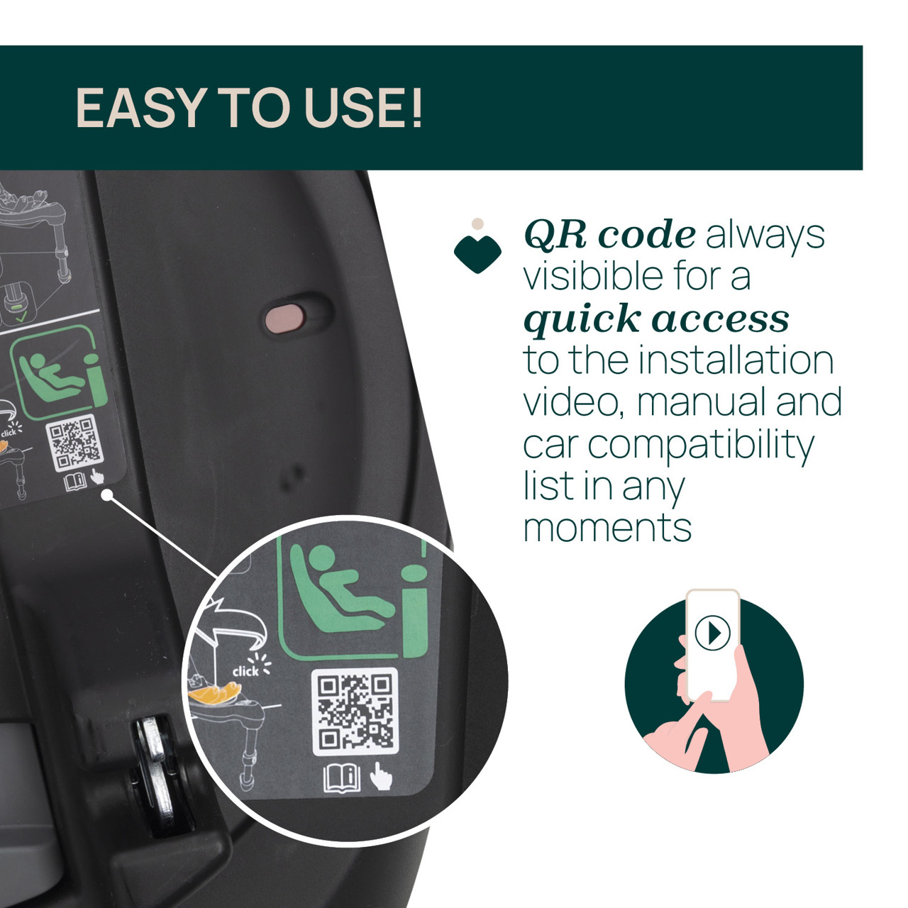 Oto Koltuğu İ&ccedil;in Tam 360 i-Size Taban null - 6