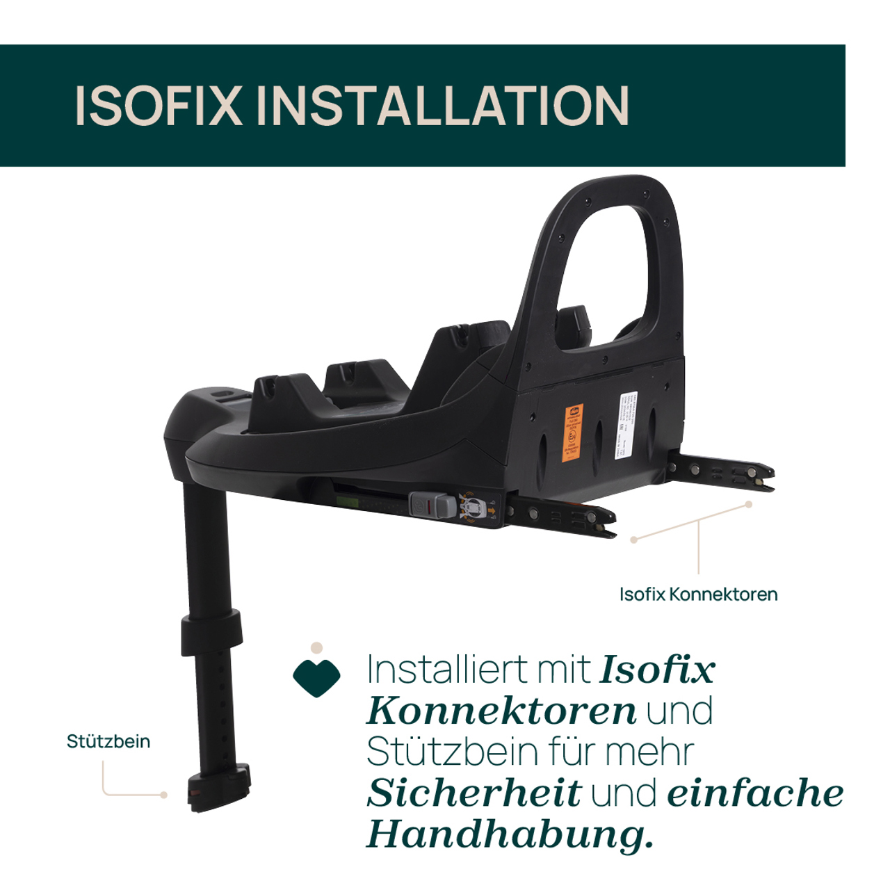 Drehbare Full 360 Base i-Size f&uuml;r Kory/ First Seat Recline und Full Seat 360  null - 3