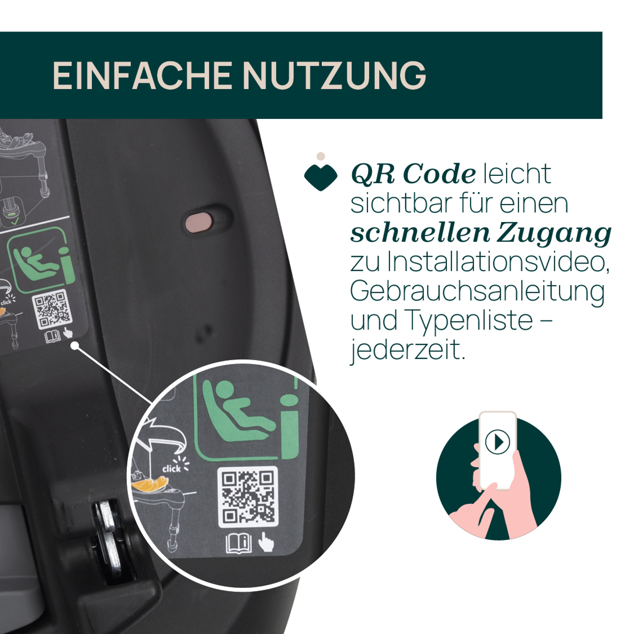Drehbare Full 360 Base i-Size f&uuml;r Kory/ First Seat Recline und Full Seat 360  null - 5