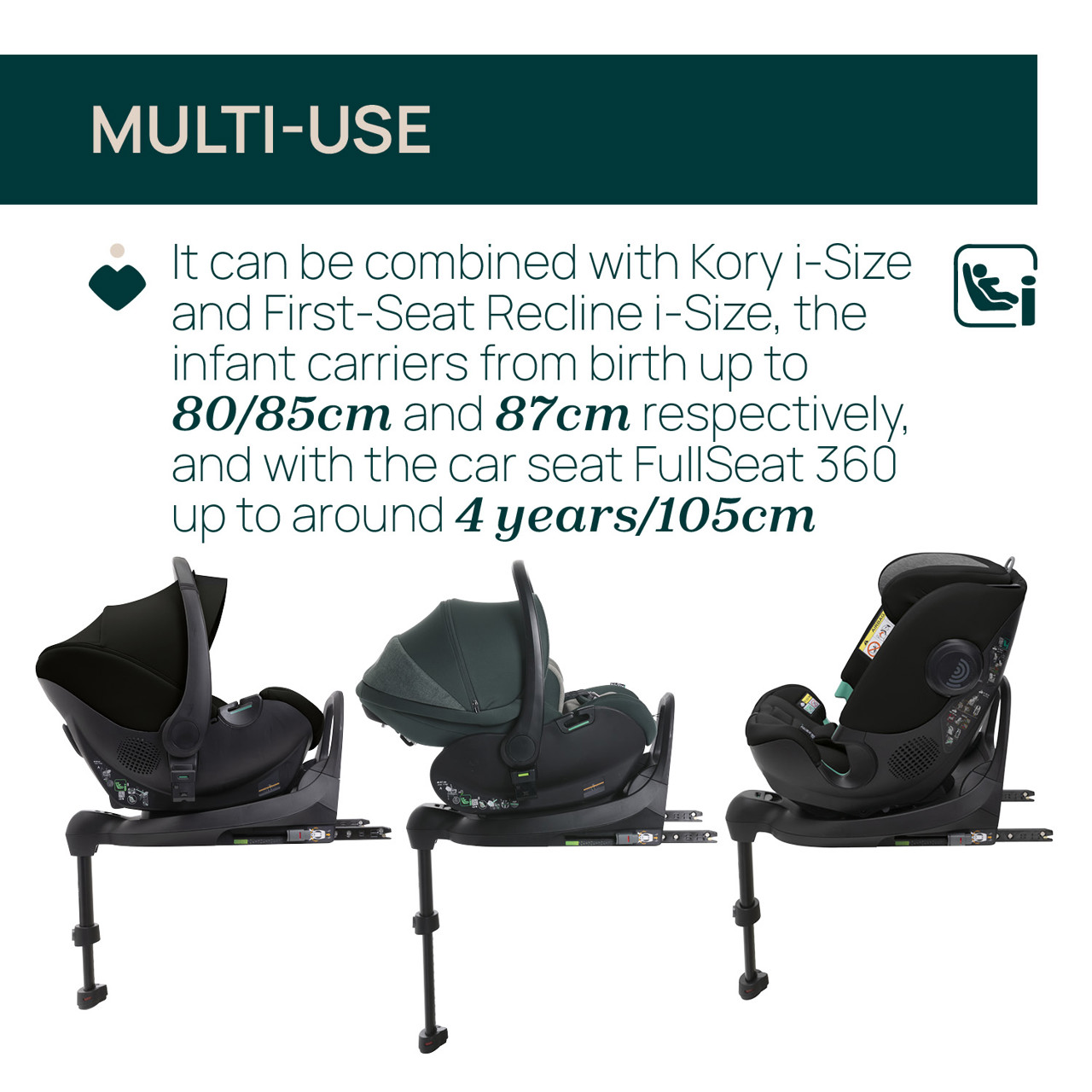 Full 360 i-Size base per seggiolini auto null - 4