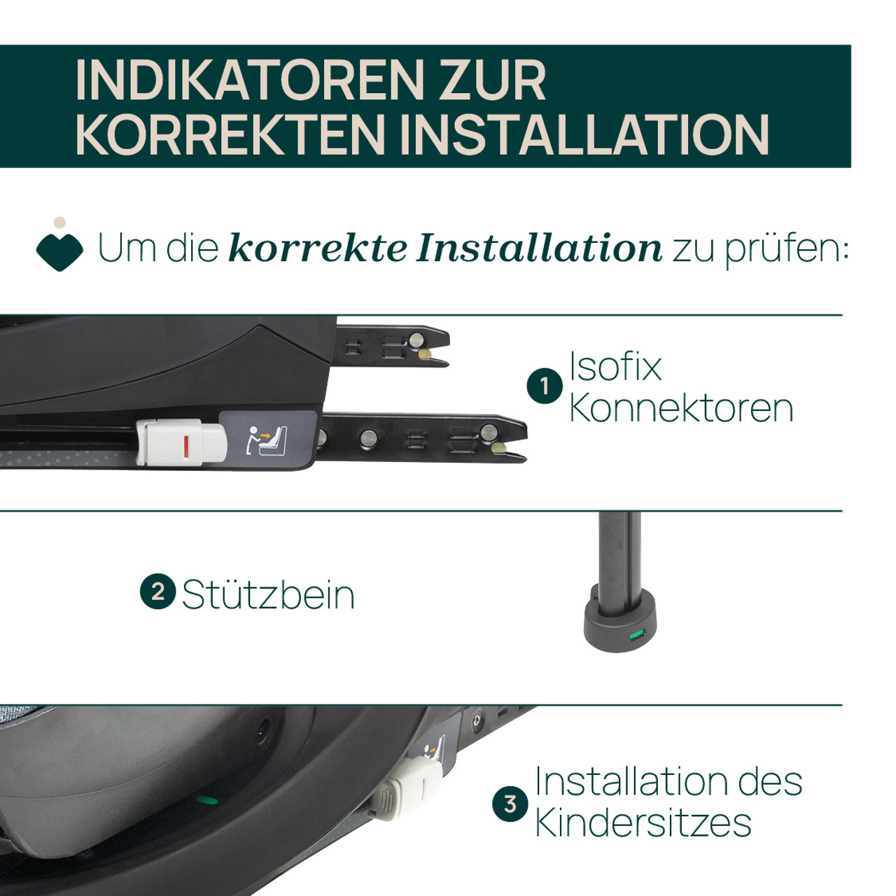 Drehbare Base Full 360 i-Size für Kory, First Seat Recline und Bi-Seat null - 5