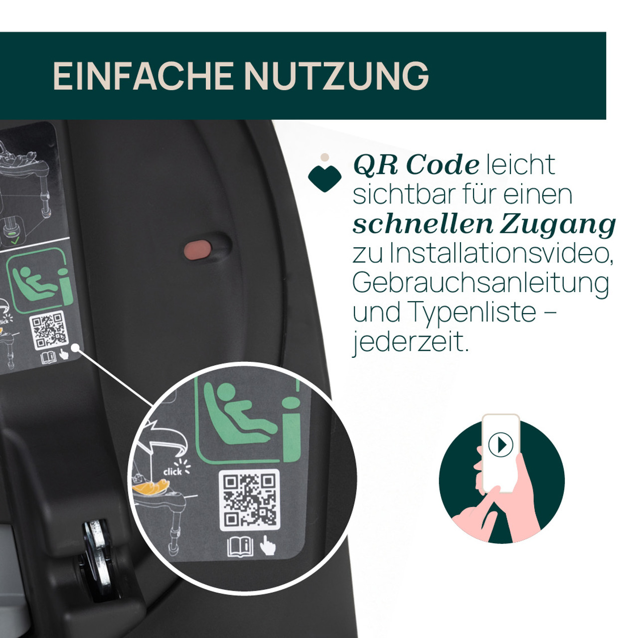 Drehbare Base Full 360 i-Size für Kory, First Seat Recline und Bi-Seat null - 6