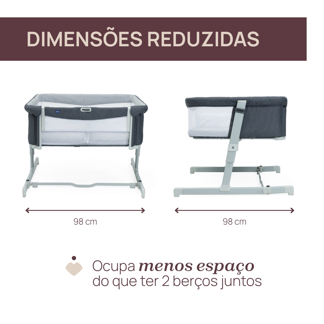 Ber&ccedil;o Chicco Next2Me Twins Chicco - 2