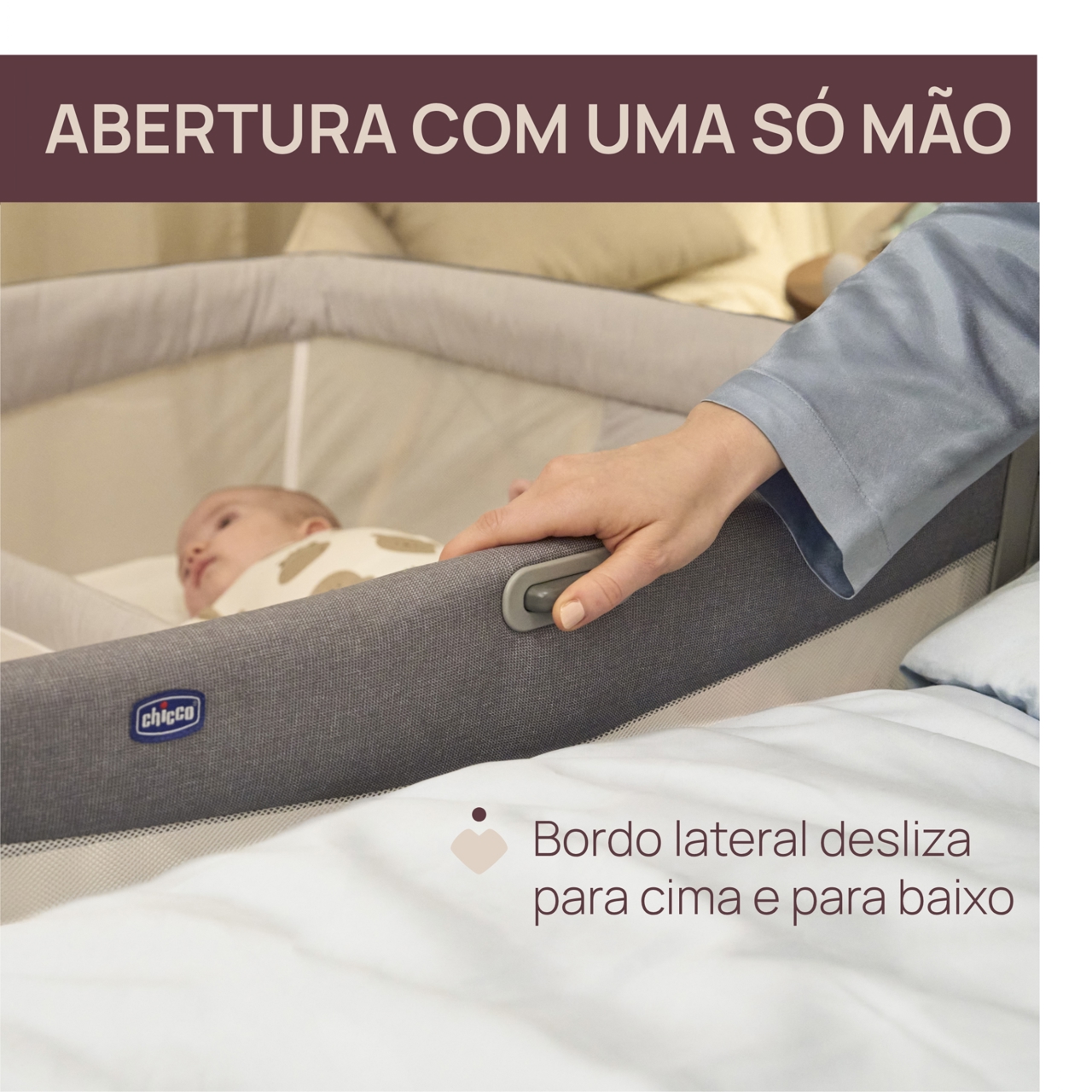 Ber&ccedil;o Chicco Next2Me Twins Chicco - 4