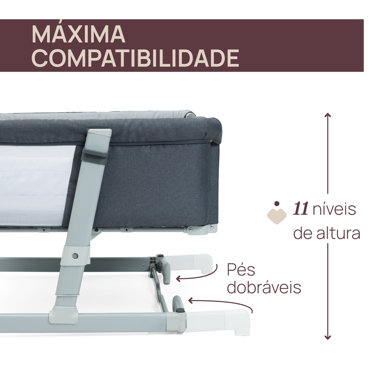 Ber&ccedil;o Chicco Next2Me Twins Chicco - 7