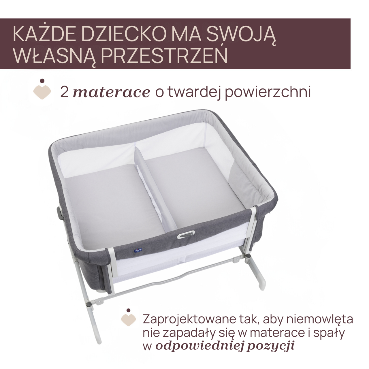 CHICCO NEXT2ME TWINS | ŁÓŻECZKO DOSTAWNE DLA BLIŹNIĄT null - 9