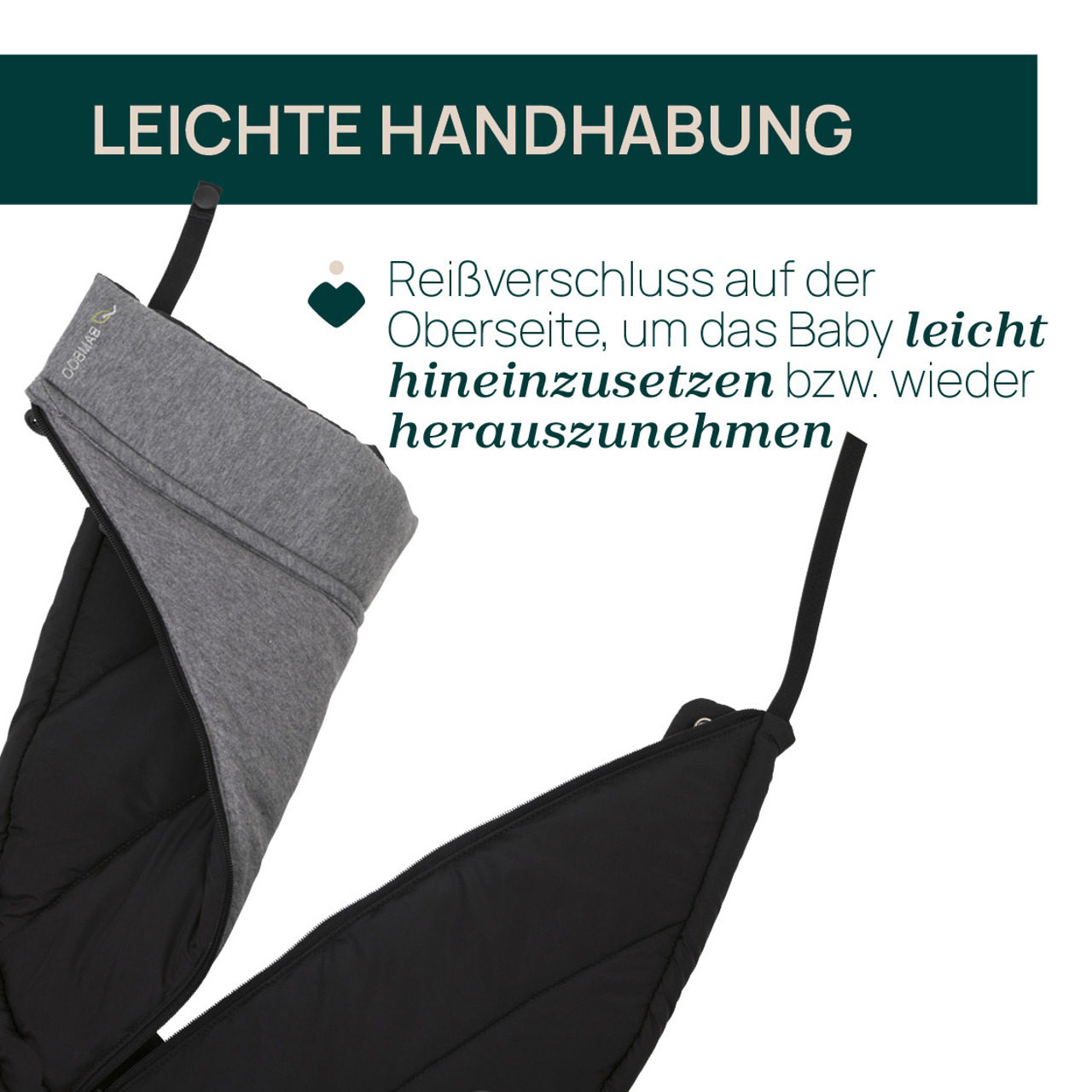 Fusssack für Babyschale null - 4