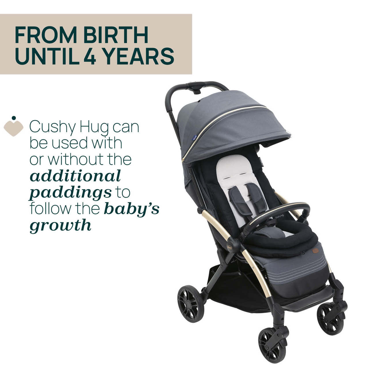 Cushy Hug Goody Stroller null - 6