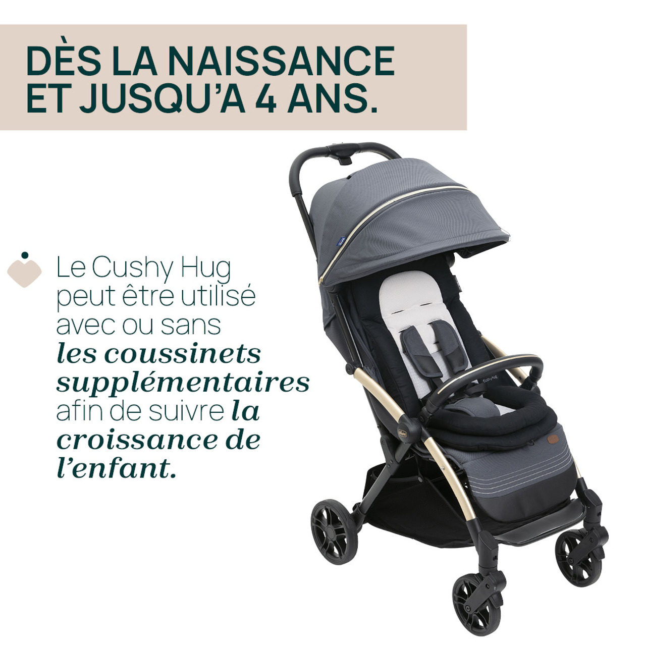 Réducteur Cushy Hug poussette Goody Xplus null - 3